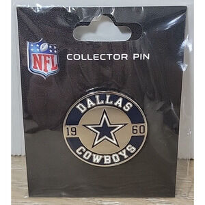 DALLAS COWBOYS Established 1960 Blue Star Label Pin NEW WINCRAFT